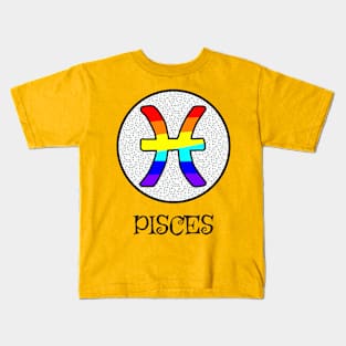 ZODIAC PRIDE PISCES Kids T-Shirt